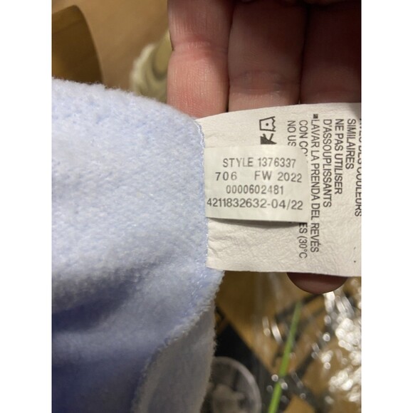 Under Armour Sweatshirt Mens Large Light Blue UA Rival Fleece Hoodie - Picture 6 of 7